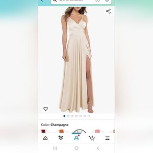 King Novia satin dress